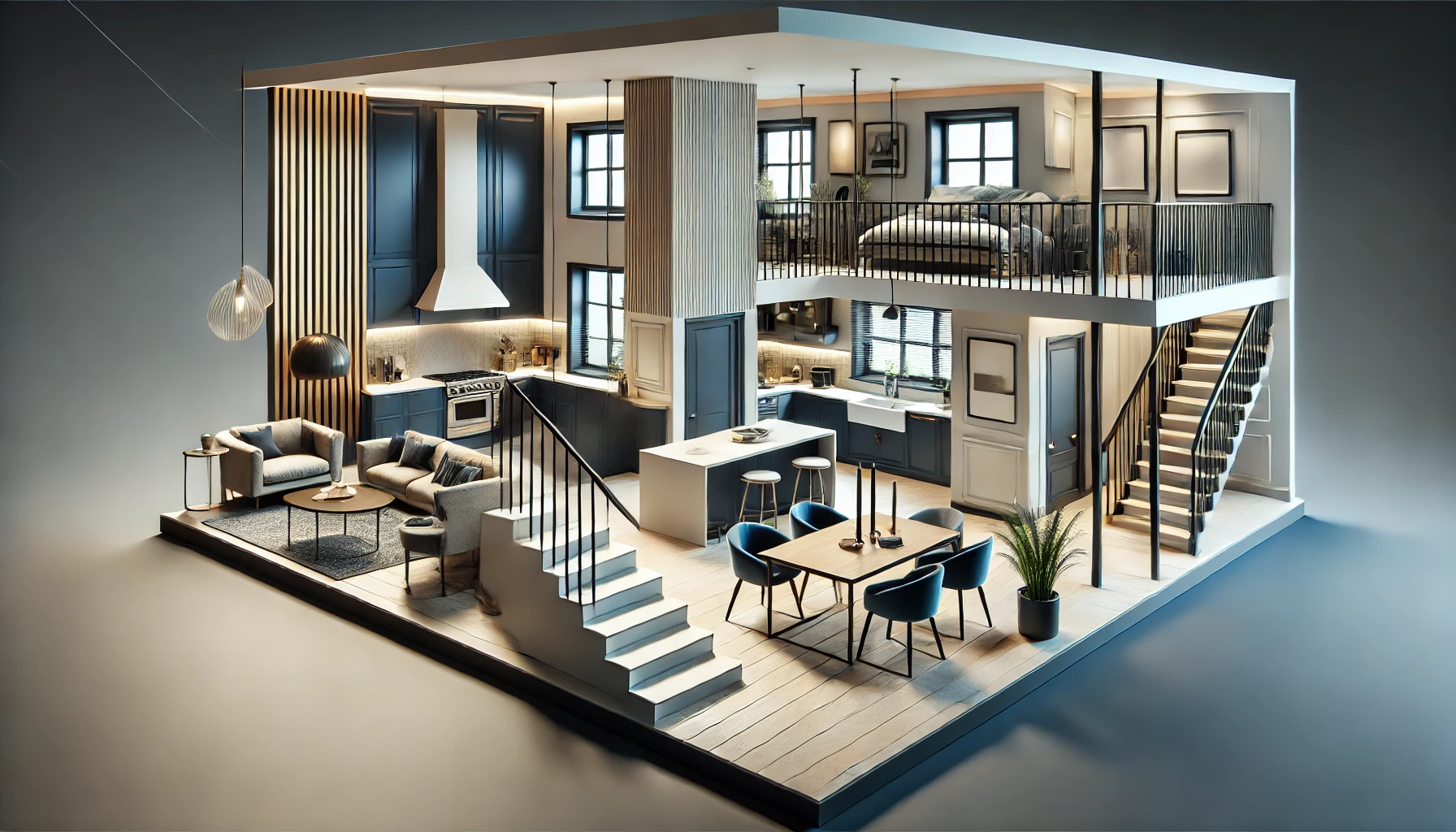 Stylish, newly refurbished home interior